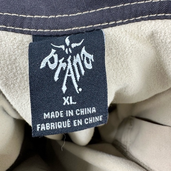 Prana Fleece Lined Pants Mens XL Hiking Outdoor Utility Cargo Warm Gorp Rugged - Picture 6 of 10